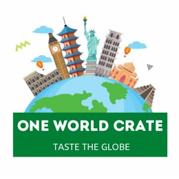 ONE WORLD CRATE TASTE THE GLOBE logo