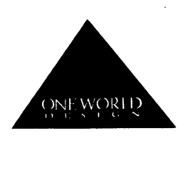 ONE WORLD DESIGN logo