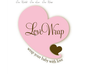 ONE WORLD ONE LOVE ONE WRAP LOVE WRAP WRAP YOUR BABY WITH LOVE logo