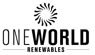 ONE WORLD RENEWABLES logo