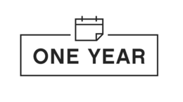 ONE YEAR logo