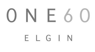 ONE60 ELGIN logo
