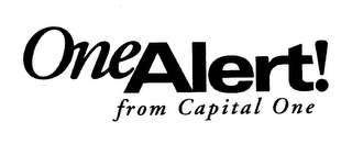 ONEALERT! FROM CAPITAL ONE logo