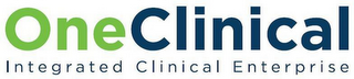 ONECLINICAL INTEGRATED CLINICAL ENTERPRISE logo