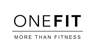 ONEFIT MORE THAN FITNESS logo