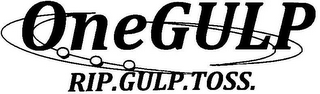 ONEGULP RIP.GULP.TOSS. logo