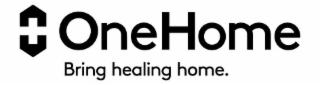 ONEHOME BRING HEALING HOME. logo