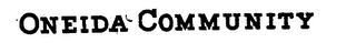 ONEIDA COMMUNITY logo