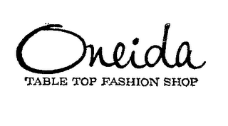 ONEIDA TABLE TOP FASHION SHOP logo