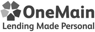 ONEMAIN LENDING MADE PERSONAL logo