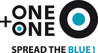 ONE+ONE SPREAD THE BLUE! logo