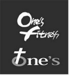 ONE'S FITNESS ONE'S logo