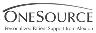 ONESOURCE PERSONALIZED PATIENT SUPPORT FROM ALEXION logo