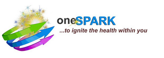 ONESPARK . . .TO IGNITE THE HEALTH WITHIN YOU logo