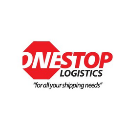 ONESTOP LOGISTICS "FOR ALL YOUR SHIPPING NEEDS" logo