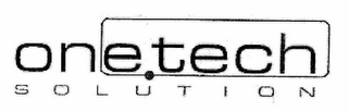 ONE.TECH SOLUTION logo