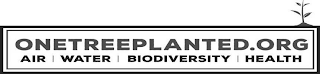 ONETREEPLANTED.ORG AIR WATER BIODIVERSITY HEALTH logo