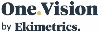 ONE.VISION BY EKIMETRICS. logo