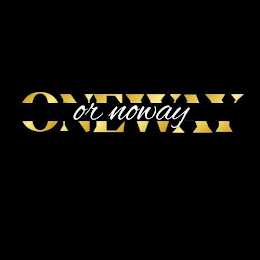ONEWAY OR NOWAY logo