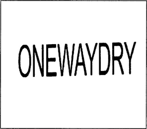 ONEWAYDRY logo