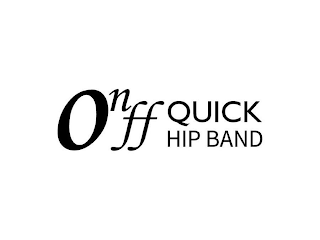 ONFF QUICK HIP BAND logo