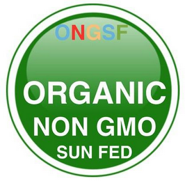 ONGSF ORGANIC NON GMO SUN FED logo