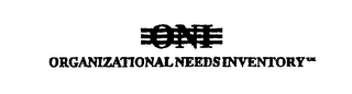 ONI ORGANIZATIONAL NEEDS INVENTORY logo