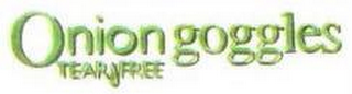 ONION GOGGLES TEAR FREE logo