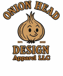 ONION HEAD DESIGN APPAREL LLC EST. 2025 logo