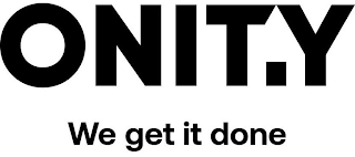 ONIT.Y WE GET IT DONE logo