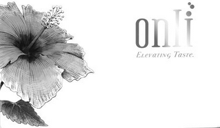ONLI ELEVATING TASTE. logo