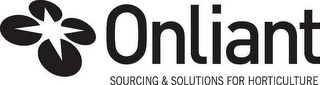 ONLIANT SOURCING & SOLUTIONS FOR HORTICULTURE logo