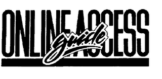 ONLINE ACCESS GUIDE