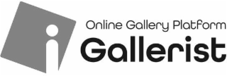 ONLINE GALLERY PLATFORM GALLERIST logo