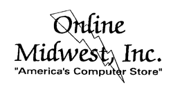 ONLINE MIDWEST, INC. "AMERICA'S COMPUTER STORE" logo