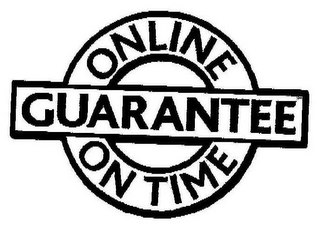 ONLINE ON TIME GUARANTEE logo
