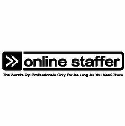 ONLINE STAFFER THE WORLD'S TOP PROFESSIONALS. ONLY FOR AS LONG AS YOU NEED THEM. logo