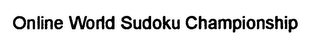 ONLINE WORLD SUDOKU CHAMPIONSHIP logo