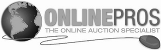 ONLINEPROS THE ONLINE AUCTION SPECIALIST logo
