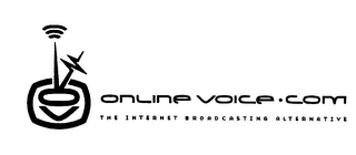 ONLINEVOICE.COM THE INTERNET BROADCASTING ALTERNATIVE logo