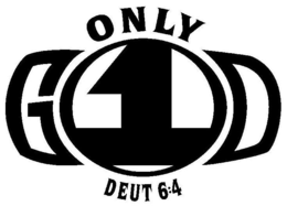 ONLY 1 GOD DEUT 6:4 logo