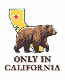 ONLY IN CALIFORNIA logo
