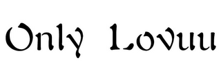 ONLY LOVUU logo