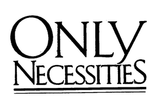 ONLY NECESSITIES logo