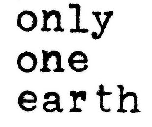 ONLY ONE EARTH logo