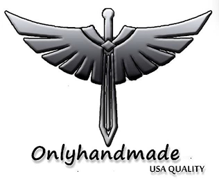 ONLYHANDMADE USA QUALITY logo