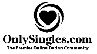 ONLYSINGLES.COM THE PREMIER ONLINE DATING COMMUNITY logo