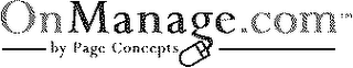 ONMANAGE.COM BY PAGE CONCEPTS logo