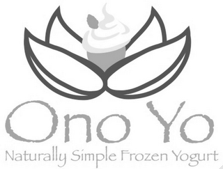 ONO YO NATURALLY SIMPLE FROZEN YOGURT logo