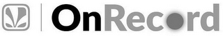ONRECORD logo
